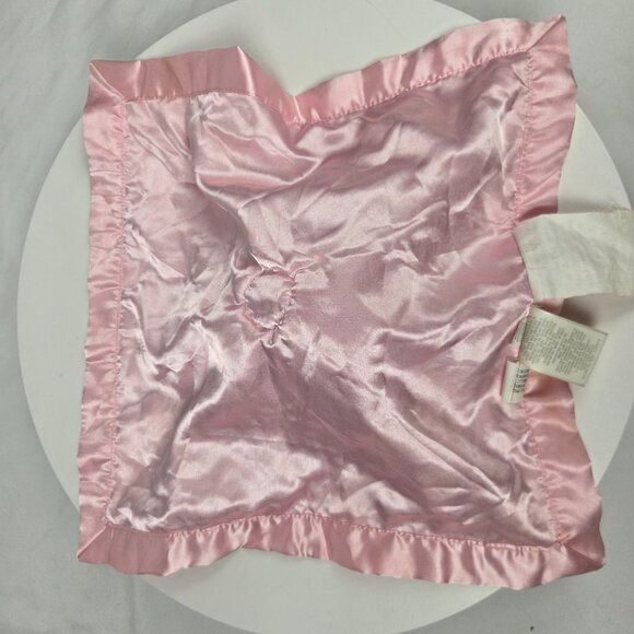 CLOUD ISLAND Unicorn Plush Baby Pink Sparkle Satin Trim Security Blanket Lovey - Picture 5 of 6